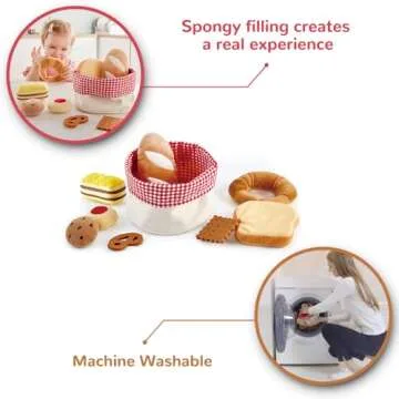 Hape Toddler Bread Basket | Soft Playset for Kids