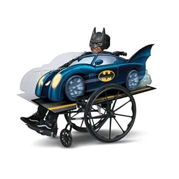 Disguise Batman Adaptive Wheelchair Cover for Kids, Official Batmobile Rolling Costume for Wheelchai...