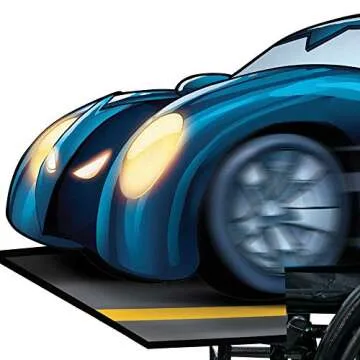 Disguise Batman Adaptive Wheelchair Cover for Kids, Official Batmobile Rolling Costume for Wheelchair