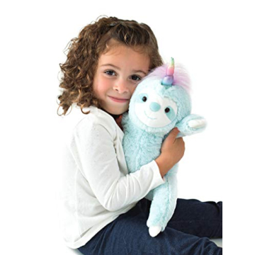 GUND Dazzle Slothicorn Plush Toy - Soft Sloth Unicorn