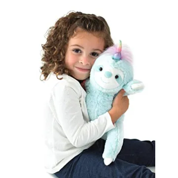 GUND Dazzle Slothicorn Plush Toy - Soft Sloth Unicorn