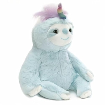 GUND Dazzle Slothicorn Plush Toy - Soft Sloth Unicorn