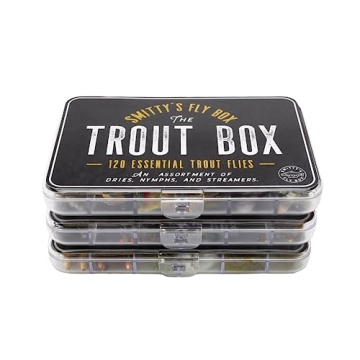 Smitty's Fly Box | 120 Essential Trout Flies | Perfect for All Anglers