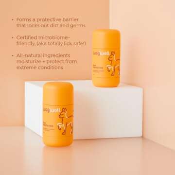 WagWell Paw Protector - Vet-Approved & Microbiome-Friendly Dog Paw Pad Balm Made from Natural Ingred...