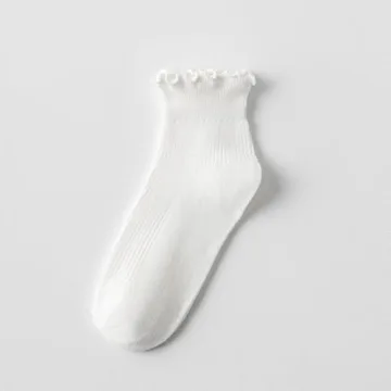 FITU Women's Ruffle Frilly Socks – Elegant Comfort