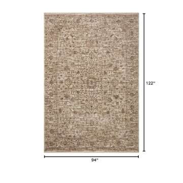 Loloi II Sorrento Collection SOR-01 Bark/Natural 7'-10" x 10'-2" Area Rug