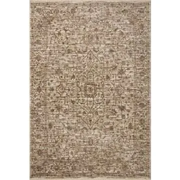 Loloi II Sorrento Collection SOR-01 Bark/Natural 7'-10" x 10'-2" Area Rug