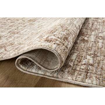 Loloi II Sorrento Collection SOR-01 Bark/Natural 7'-10" x 10'-2" Area Rug