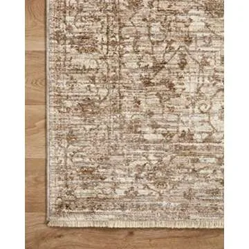 Loloi II Sorrento Collection SOR-01 Bark/Natural 7'-10" x 10'-2" Area Rug