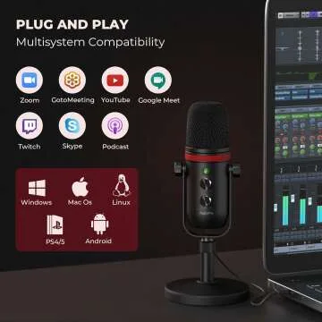 USB Microphone for PC & PS4/5 - Gamers & Streamers