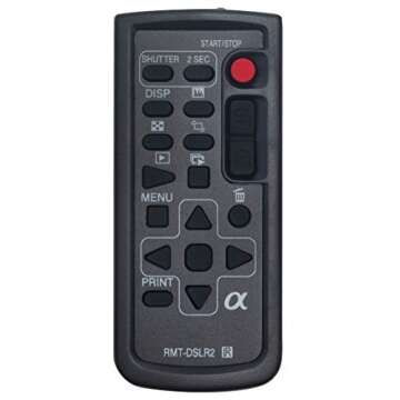 RMT-DSLR2 RMTDSLR2 IR Remote Commander Compatible with Sony NEX Alpha SLT Cameras ILCA-99M2 DSLR-A23...
