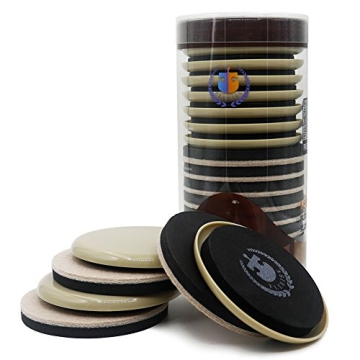 Round Furniture Moving Kit (16 Piece) for Easy Furniture Movement on Hard Floors and Carpets