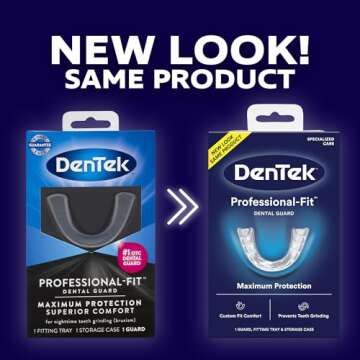 DenTek Mouth Guard for Nighttime Teeth Grinding, Professional-Fit Dental Guard, 1 Count