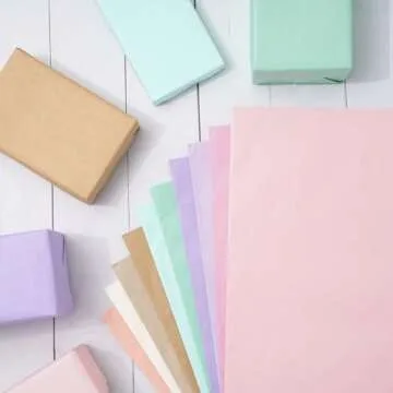 60 Sheets Pastel Tissue Paper for Gift Wrapping and Crafts
