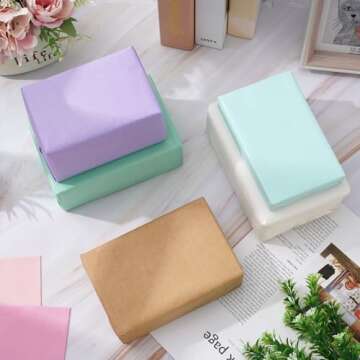 60 Sheets Pastel Tissue Paper for Gift Wrapping and Crafts