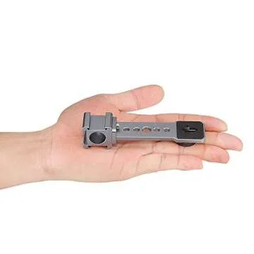 Triple Cold Shoe Gimbal Microphone Mount for DSLR & Gimbals