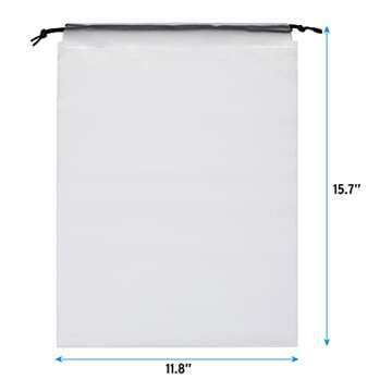 Vorspack Transparent Shoe Bags for Travel Large Clear Shoes Organizers Storage Pouch with Rope for M...