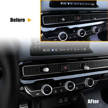 Premium CKE 4pcs Honda Civic CRV Air Vent Knob Caps