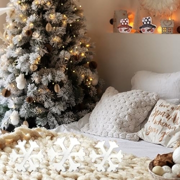 Charming Winter Snowflake & Snowman Ornaments Set