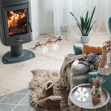 Charming Winter Snowflake & Snowman Ornaments Set