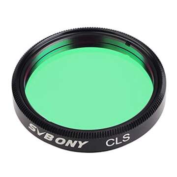 SVBONY Telescope Filter 1.25 inches CLS Filter City Light Pollution Reduction Filter Broadband Filte...