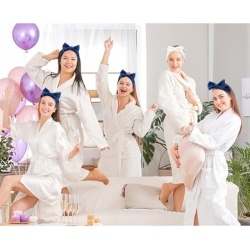 Jaciya Spa Makeup Headband Set - 8 Pack for Bridesmaids