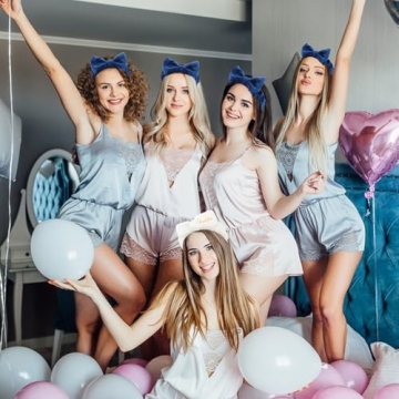 Jaciya Spa Makeup Headband Set - 8 Pack for Bridesmaids