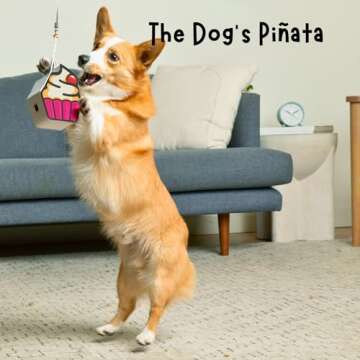 Dog Pinata Treat Dispensing Toys - Pet Puzzle Treat Dispenser Toy for Dogs Mental Stimulation - Smal...