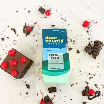 Chocolate Cherry Decaf Coffee | 10oz Ground Medium Roast