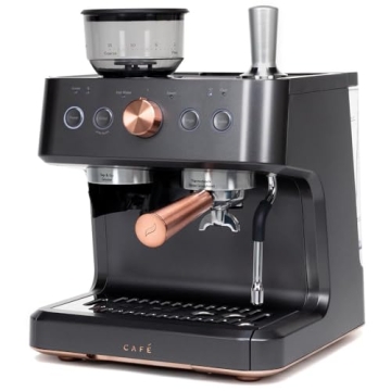 Smart WiFi Espresso Machine with Built-In Grinder - Café Bellissimo