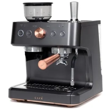 Smart WiFi Espresso Machine with Built-In Grinder - Café Bellissimo