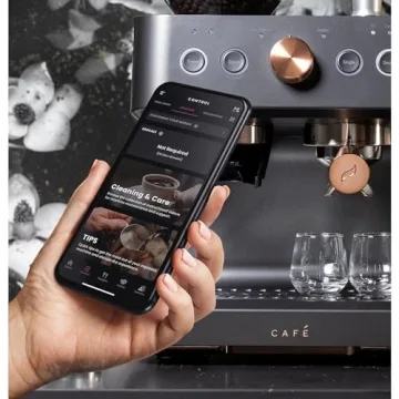 Smart WiFi Espresso Machine with Built-In Grinder - Café Bellissimo
