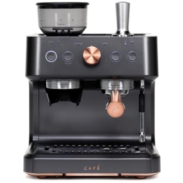 Smart WiFi Espresso Machine with Built-In Grinder - Café Bellissimo