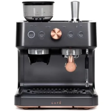 Smart WiFi Espresso Machine with Built-In Grinder - Café Bellissimo