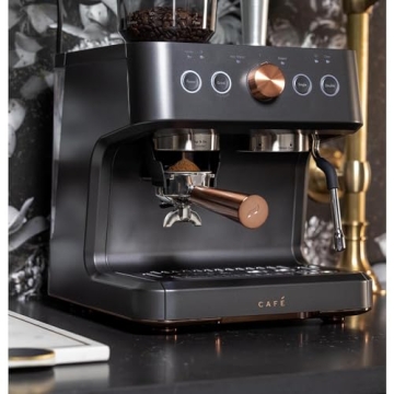 Smart WiFi Espresso Machine with Built-In Grinder - Café Bellissimo