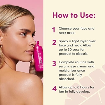 Coco & Eve Antioxidant Face Tanning Micromist for Hydrated Glow