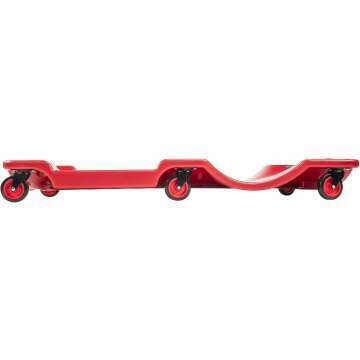 Pro Lift Mechanic Plastic Creeper 40 Inch Red