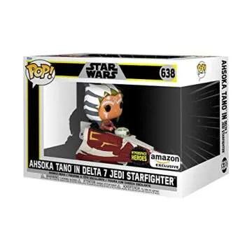 Funko POP! Rides: Star Wars - Ahsoka Tano in Delta-7B - Star Wars: Clone Wars - Collectable Vinyl Figure - Gift Idea - Official Merchandise - for Kids & Adults - TV Fans
