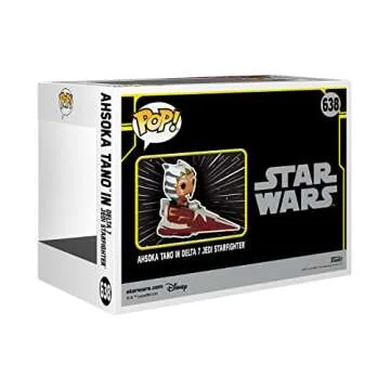 Funko POP! Rides: Star Wars - Ahsoka Tano in Delta-7B - Star Wars: Clone Wars - Collectable Vinyl Figure - Gift Idea - Official Merchandise - for Kids & Adults - TV Fans