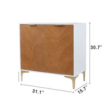 Elegant Anmytek 2 Door Accent Storage Cabinet for All Spaces