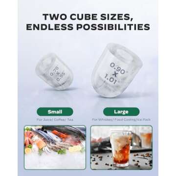 Silonn Portable Ice Maker - Fast Ice Production Anywhere