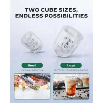 Silonn Portable Ice Maker - Fast Ice Production Anywhere