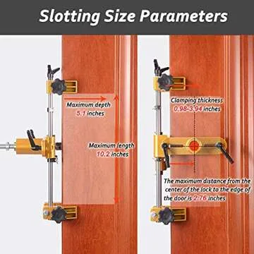 DUEBEL Door Lock Installation Mortiser Kit for Wooden Doors