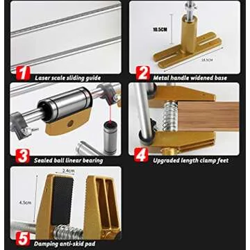 DUEBEL Door Lock Installation Mortiser Kit for Wooden Doors