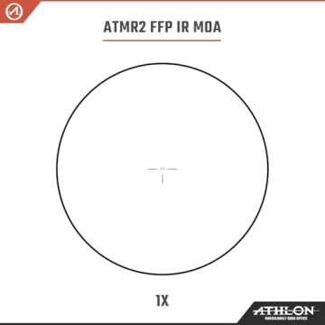 Athlon Optics 212103: Ares Etr 1-10X24 Riflescope Atmr2 Ffp Ir Moa Reticle