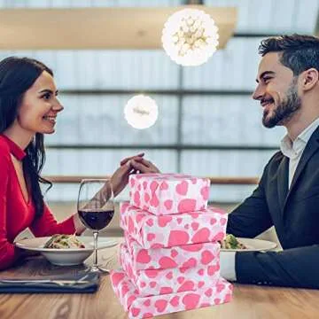 MIAHART 60 Sheets Mother's Valentine Day Gift Wrapping Tissue Paper Birthday, Tissue Paper for Home, Kitchen,Crafts, Wrapping Accessory