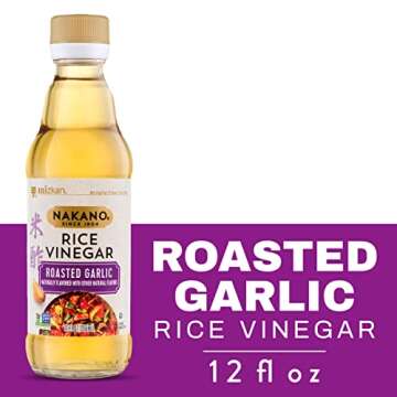 Nakano Roasted Garlic Rice Vinegar for Flavorful Cooking