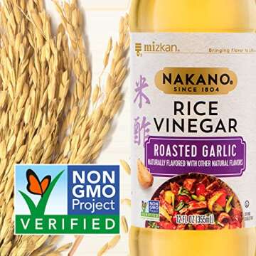 Nakano Roasted Garlic Rice Vinegar for Flavorful Cooking