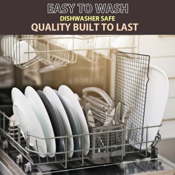 BRIOUT Baking Cooling Rack 16x10 Inches - Oven Safe