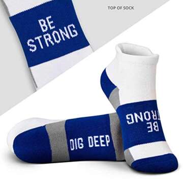 Gone For a Run Inspirational Ankle Socks for Women - Affirmation - Fun Running Socks - Runners Gifts...